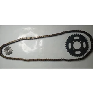 Kit Tração Transmissao Coroa 36 Pinhao 14 Corrente Jet 125 Cc Shineray