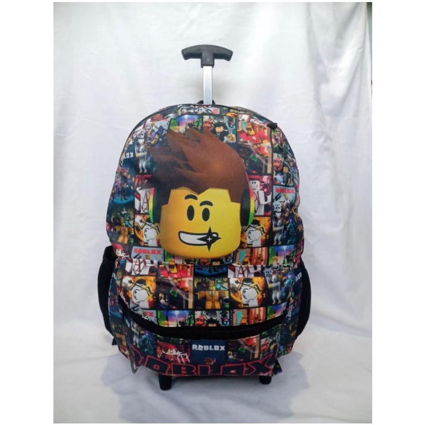 Mochila Roblox Juvenil de Costas Estampada Grande - Personagens