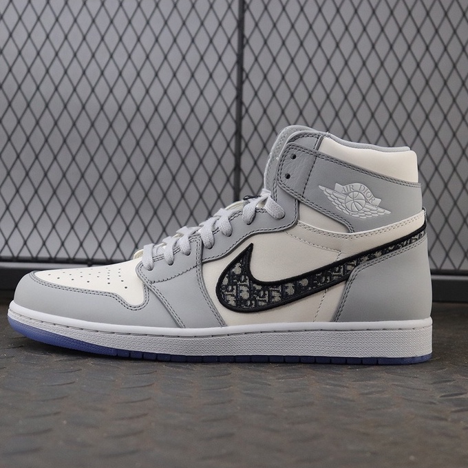 DIOR × AIR JORDAN 1 HIGH OG Nike Sapatos De Basquetebol CN8607-002 Srte