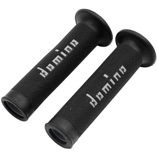 Par de Manoplas Punhos Estilo Domino Moto Motogp Sbk Racing - Cinza