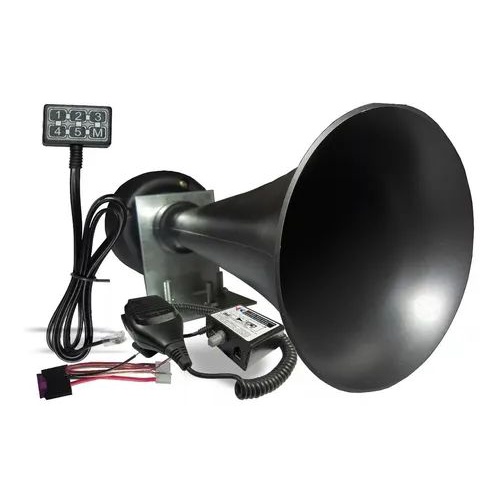 Sirene Tipo Rontan Megafone C/ Ptt 6 Sons Policia Blindados | Shopee Brasil