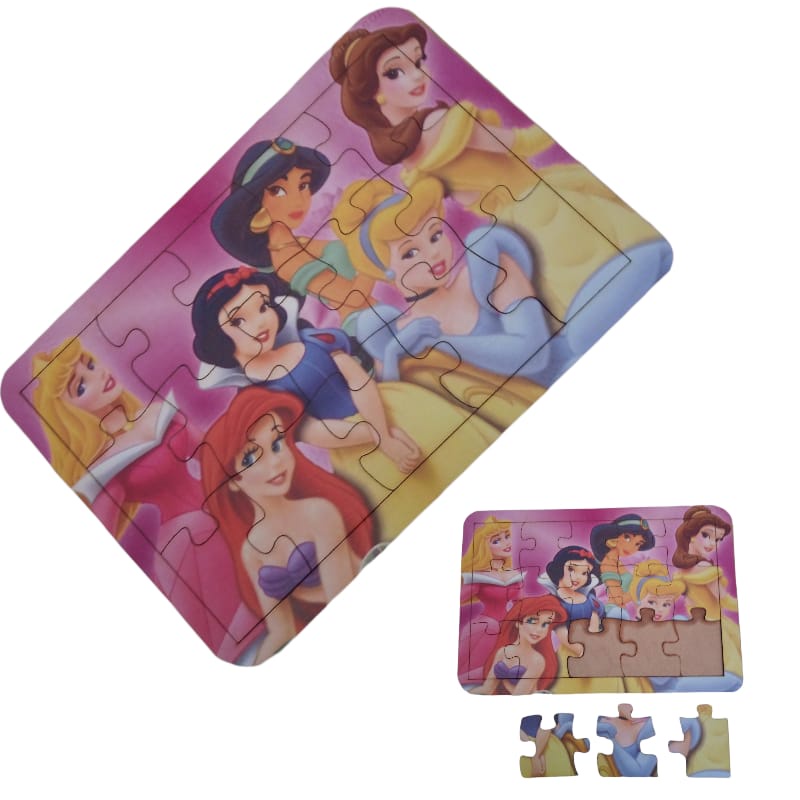 Quebra-Cabeça Infantil Grandão Disney Princesas 48 Peças - Blanc Toys -  Felicidade em brinquedos