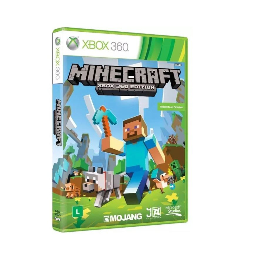 Jogo Minecraft Xbox 360 Mídia Física Original LACRADO