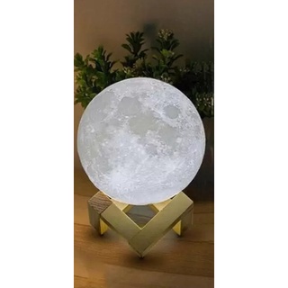 Luminária Lua Kawaii 23,5x27x14,5cm Polietileno Branco - Usare Lua Kawaii  Branca