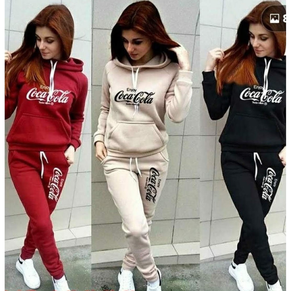 Moletom feminino hot sale coca cola