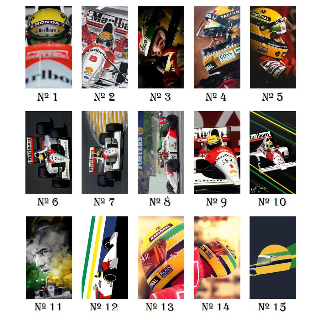 Capa Capinha Case Apple iPhone Ayrton Senna ((escolha a sua))