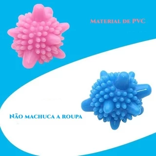Kit 10 Bola De Lavanderia Para Máquina De Lavar Roupas Limpeza Bola, Limpeza Bola Pvc