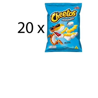 Kit com 20 salgadinhos Cheetos 20g sabor requeijão