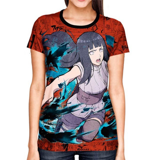 Roupa infantil Camisa Camiseta Menino Menina Naruto Hinata Sakura