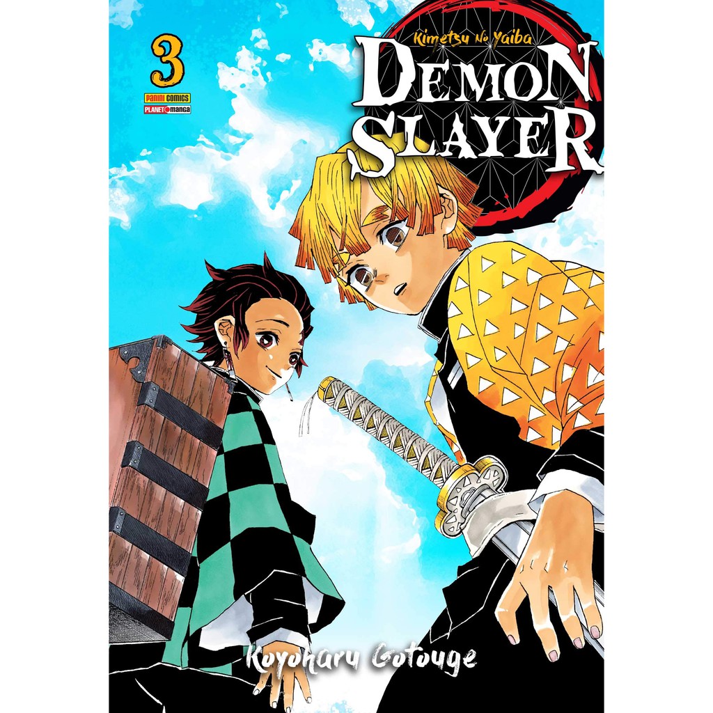 Demon Slayer, Kimetsu No Yaiba Mangá Volume 3 Ao 10 - kit em