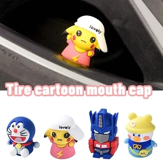 1Pc Universal Cartoon Válvula De Pneus Tampa Para Acessórios Automotivos
