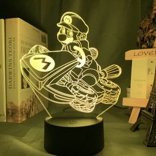 Corrida Super Mario Para Presente Figure Lâmpada Led Noturna Jagermeister
