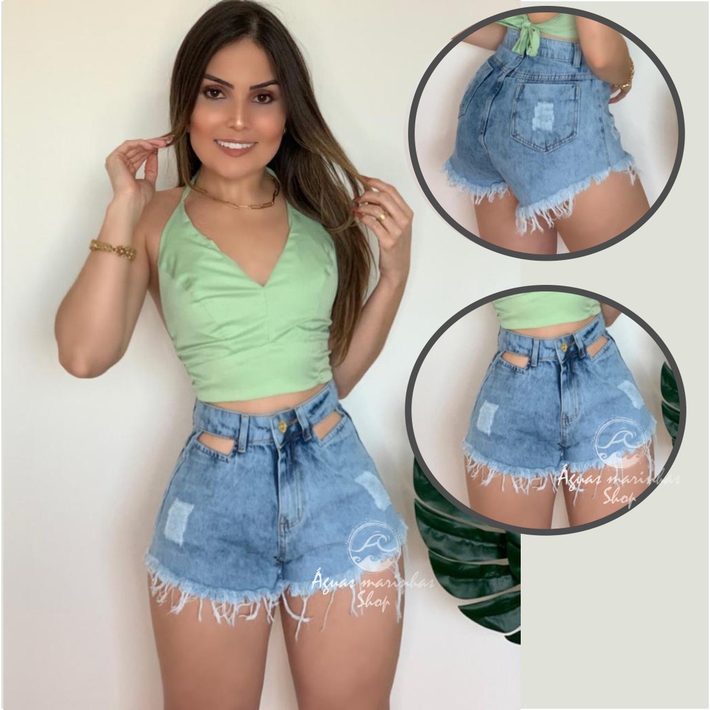 Modelos de discount shorts jeans mujer