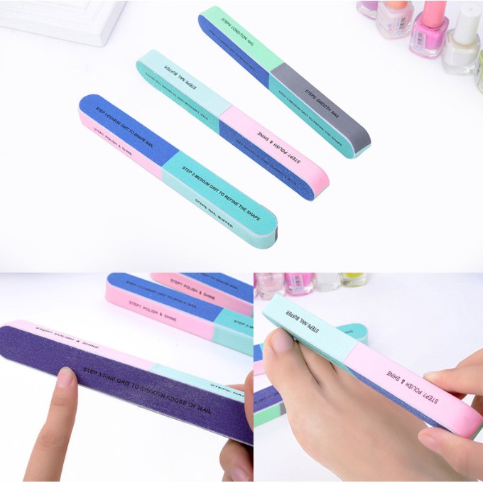 Lixa Polidora 7 Faces Para Unhas Bloco