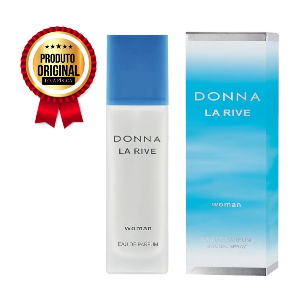 Perfume La Rive Donna Eau De Parfum 90 Ml Nota fiscal | Shopee Brasil