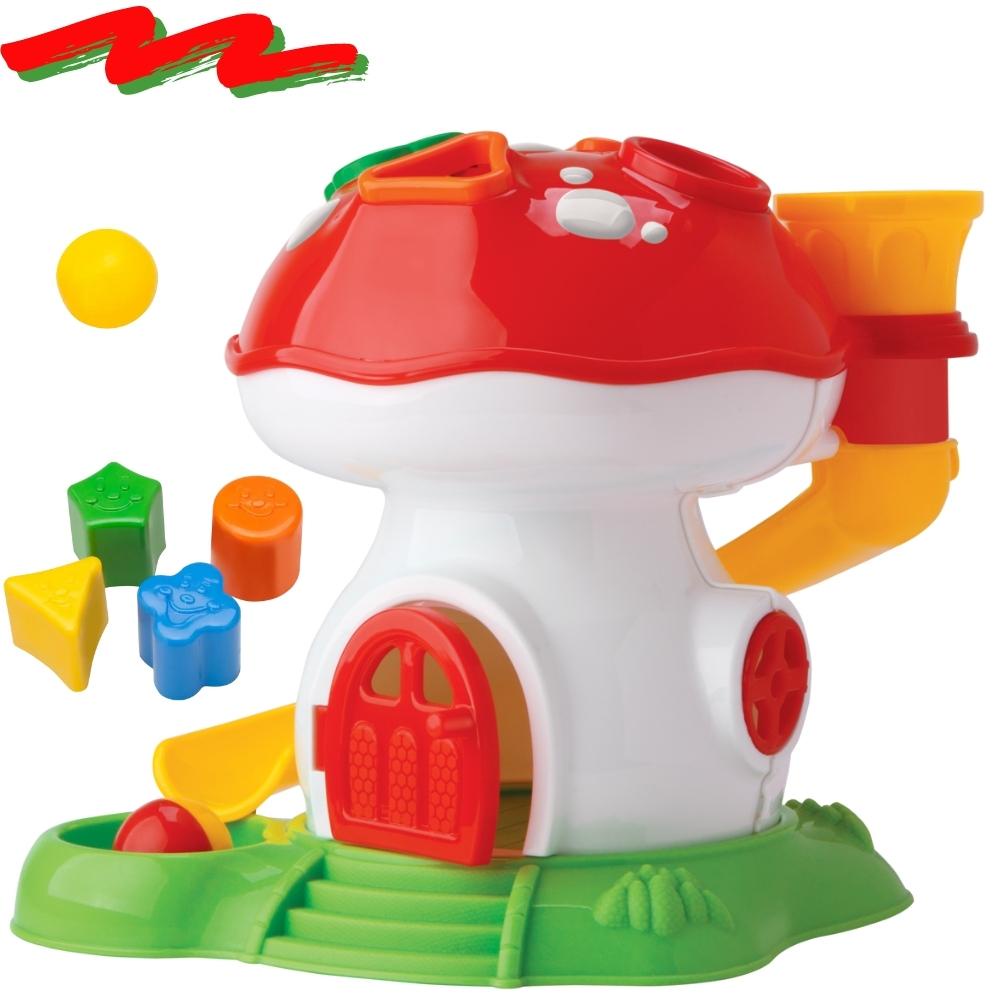 Brinquedo Cogumelo Didático E Educativo Baby Montar Encaixar
