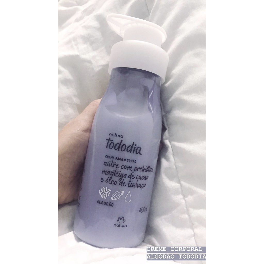 Natura Tododia Algodão Hidratante Corporal 400ml | Shopee Brasil