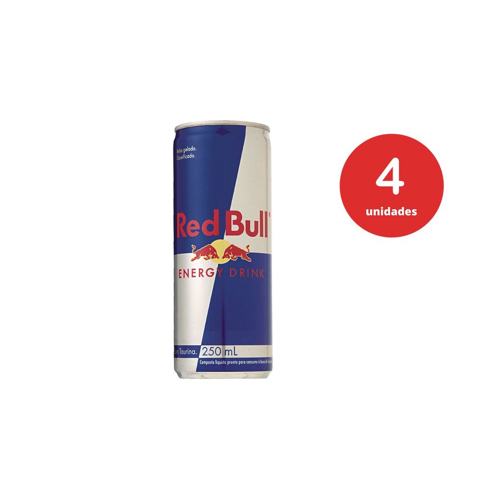 Red Bull Energy Drink, 250 ml (4 pack), 4 x 250 mL 