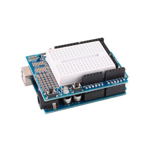 PROTOSHIELD PARA ARDUINO UNO + MINI PROTOBOARD 170 PONTOS - Escorrega o ...