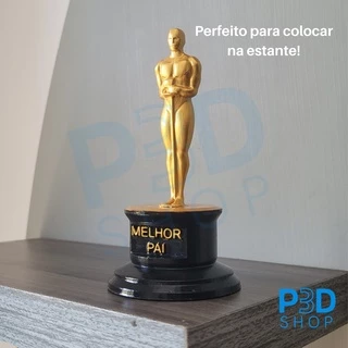 Oscar miniatura personalizado com frase para presente