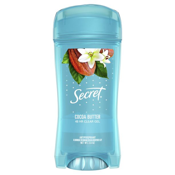 Desodorante Secret Clear Gel Cocoa Butter - 73g | Shopee Brasil