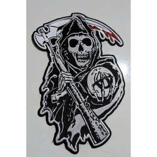 Patch 12 Cm Sons Of Anarchy motoclube colete