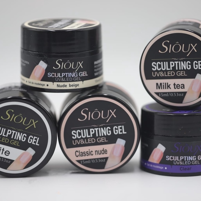 Gel Sculpting Sioux LED UV 15ml Seca Rápido Escupidor Modelagem - POINT MIX  ACESSORIOS