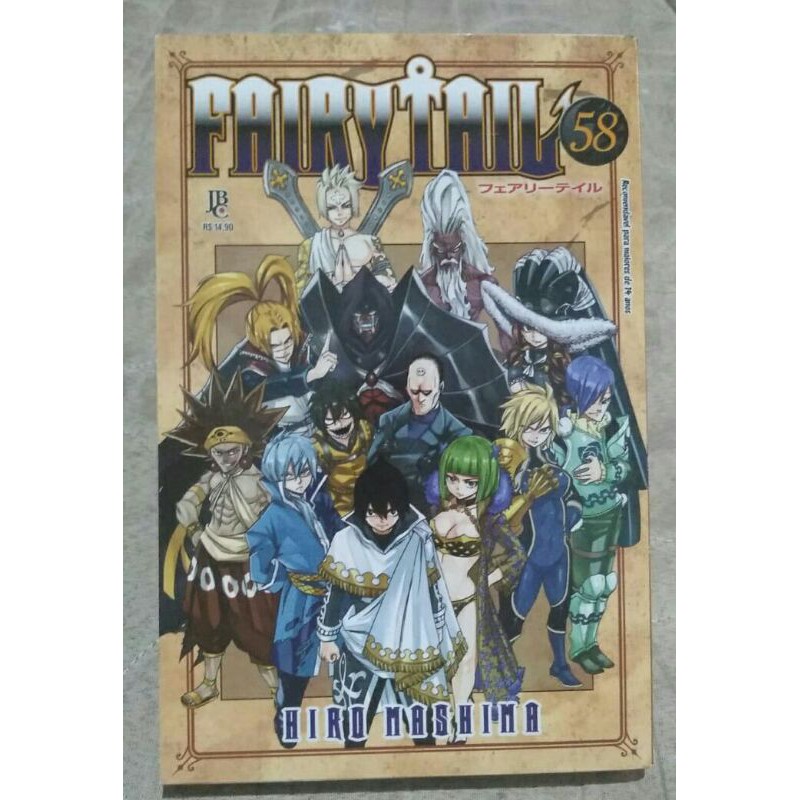 Fairy Tail Vol 1,3,10,51,52,54,56,57,58,60 | Shopee Brasil