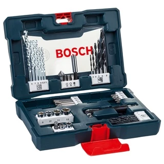 Kit de Bits e Brocas Bosch V-Line com 41 Peças para Madeira, Concreto e Metal