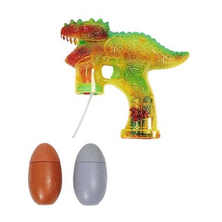 Brinquedo Crianças Faz Sabão Dinossauro Solta Bolhas Com Luz