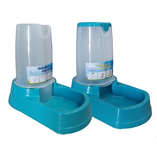 Kit Comedouro e Bebedouro Automatico para Cachorro 6,5 Lt