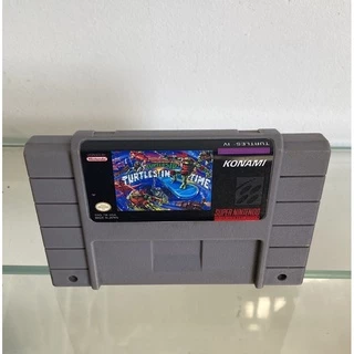 Tartarugas ninjas Turtles in time snes super Nintendo