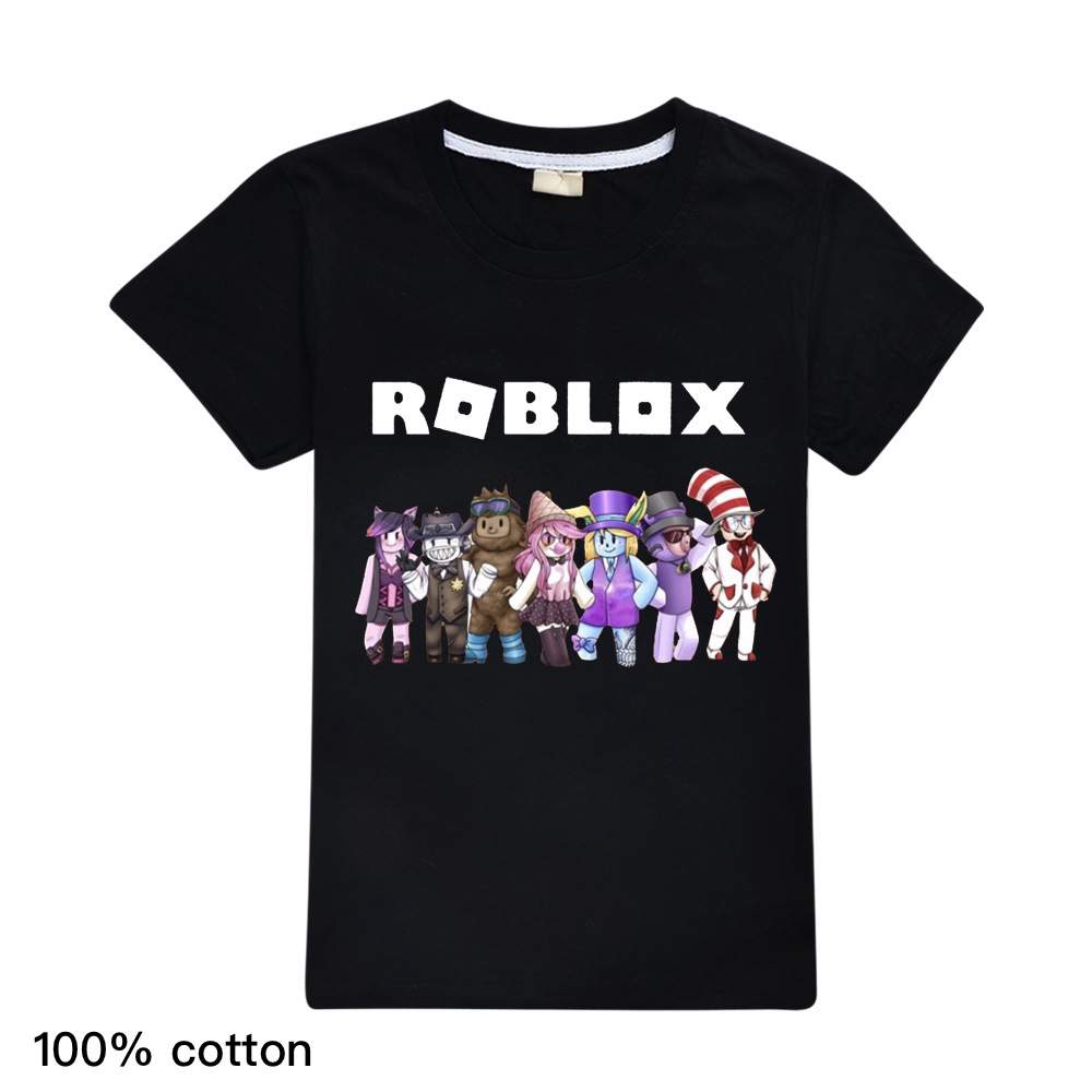 Bebê Menino Menina Roblox Fofo Estampa Roupas Infantis Camiseta