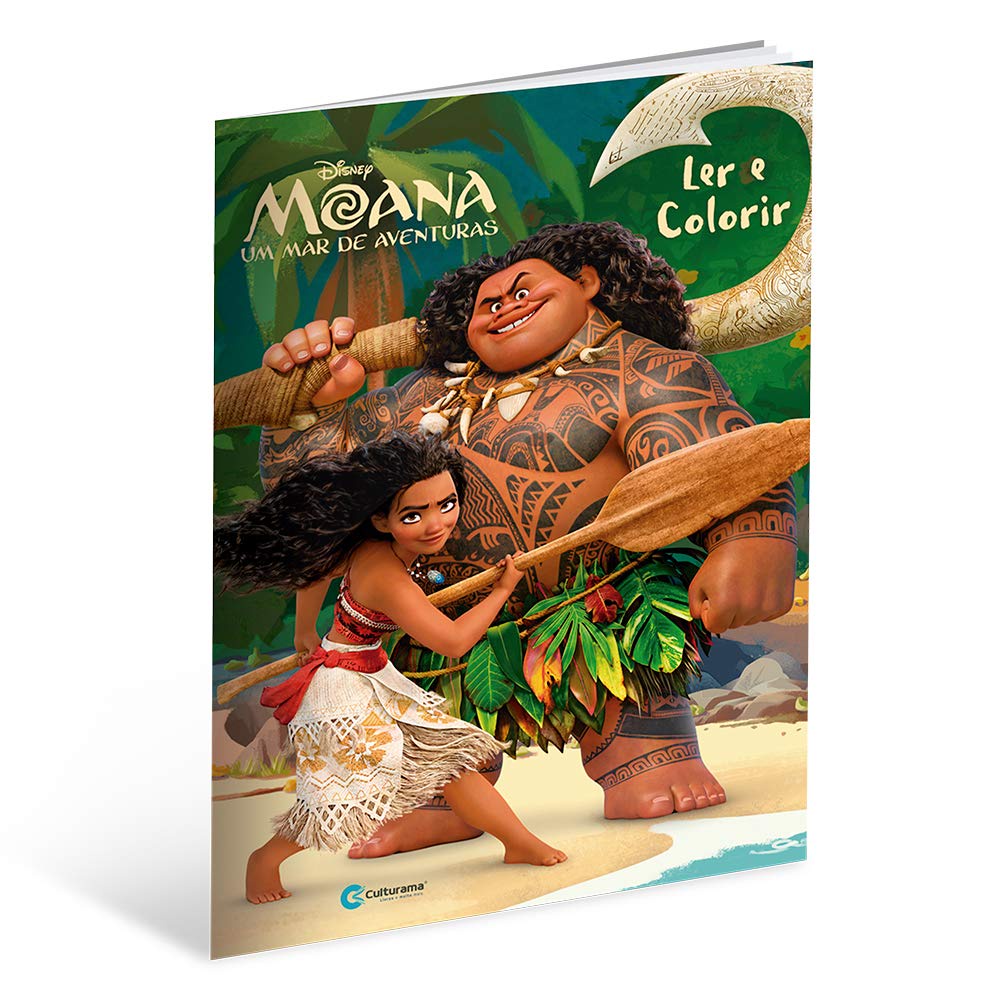 Disney Livro Com Aquarela - Moana