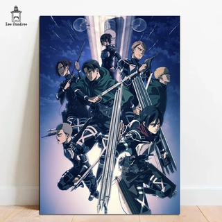 Quadros Attack on Titan Shingeki no Kyojin 21x30cm MDF