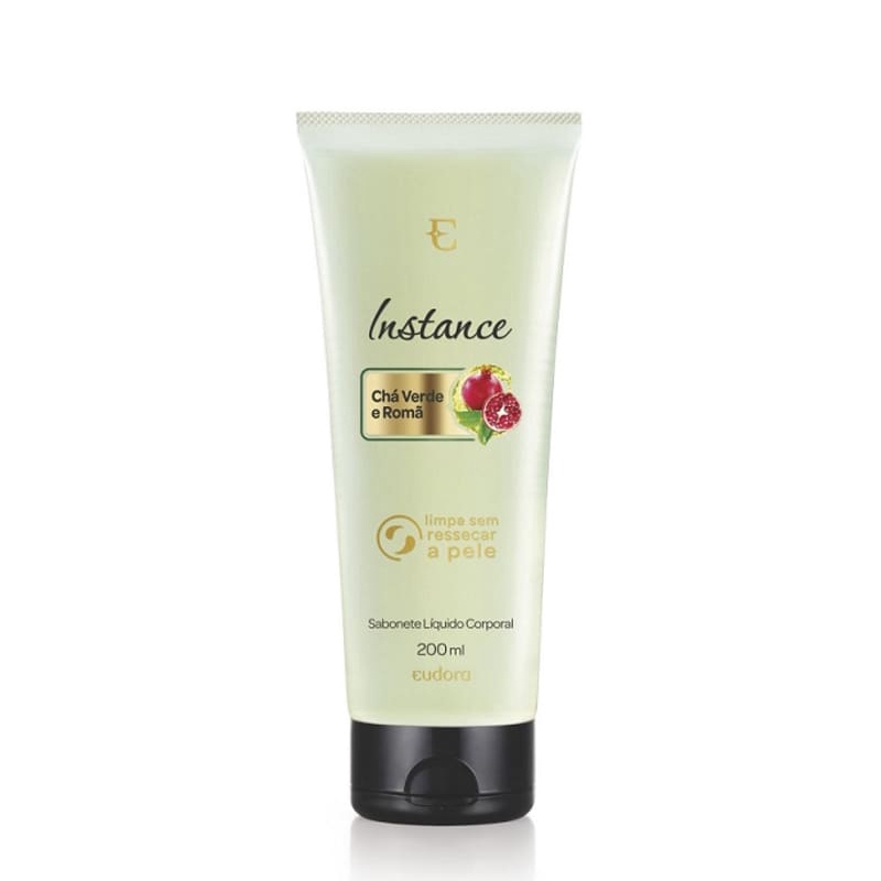 Sabonete Líquido Corporal Instance Chá Verde e Romã 200ml Eudora ...