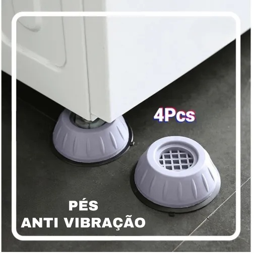 Kit de bases protetoras 4 peças Pé Anti-impacto, Ruído e Vibração