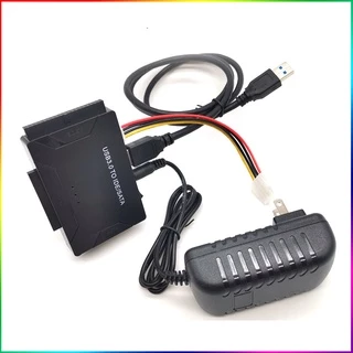Para 2.5 ′ 3.5 SATA HDD E SSD Cabo Adaptador Externo USB 3.0 Conversor IDE Kit De Disco Rígido US plug