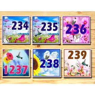 Números para casas em azulejos personalizados fazemos qualquer numeração Promoção