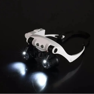 Lupa Portátil Led Lupa Cabeça De Montagem
