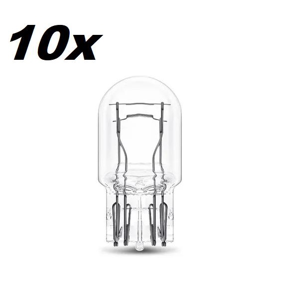 10 ampoules W21/5W T20 W3x16q 12V 21/5W