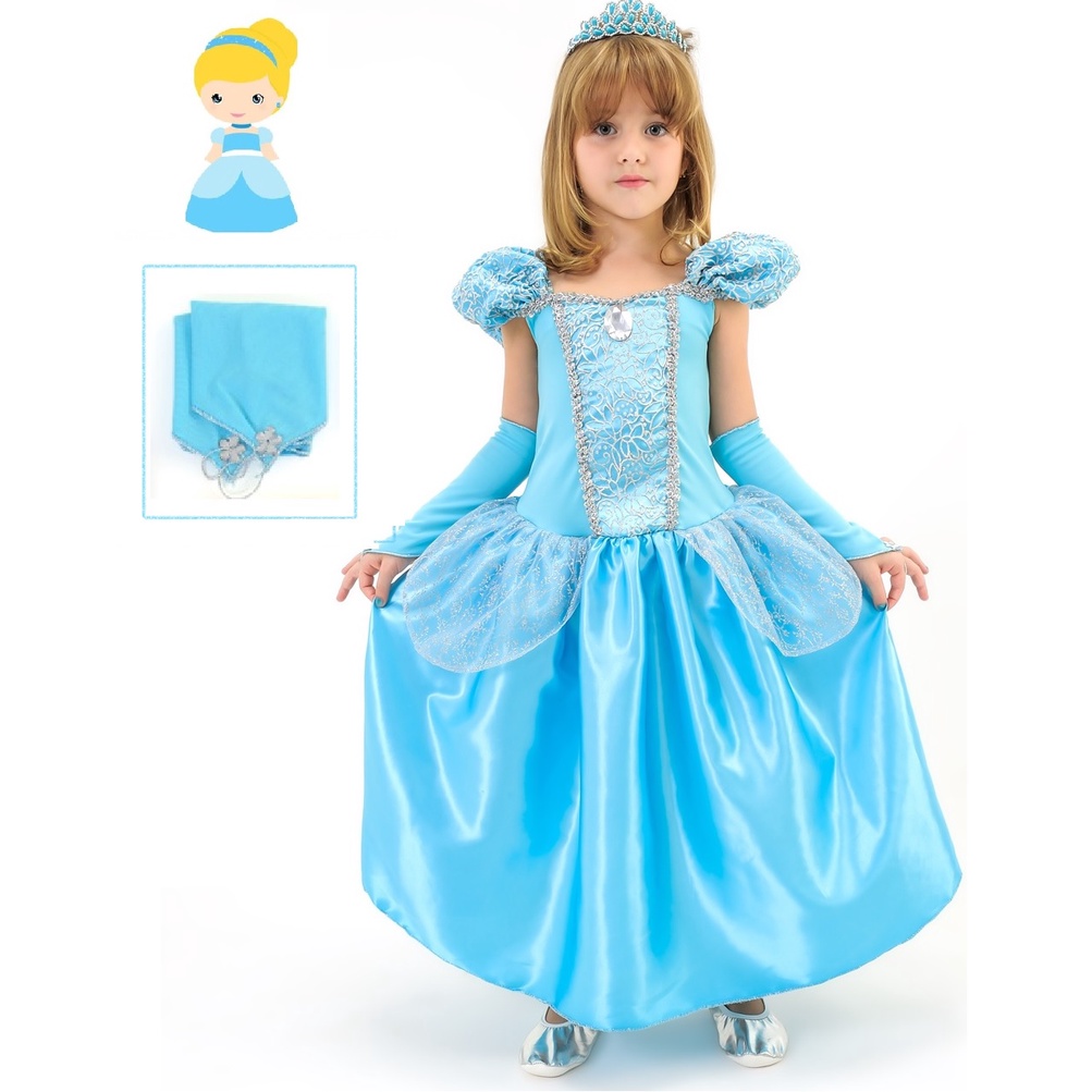 Cinderela Disney Vestido Cinderela Luxo Vestido Cinderela Luxo