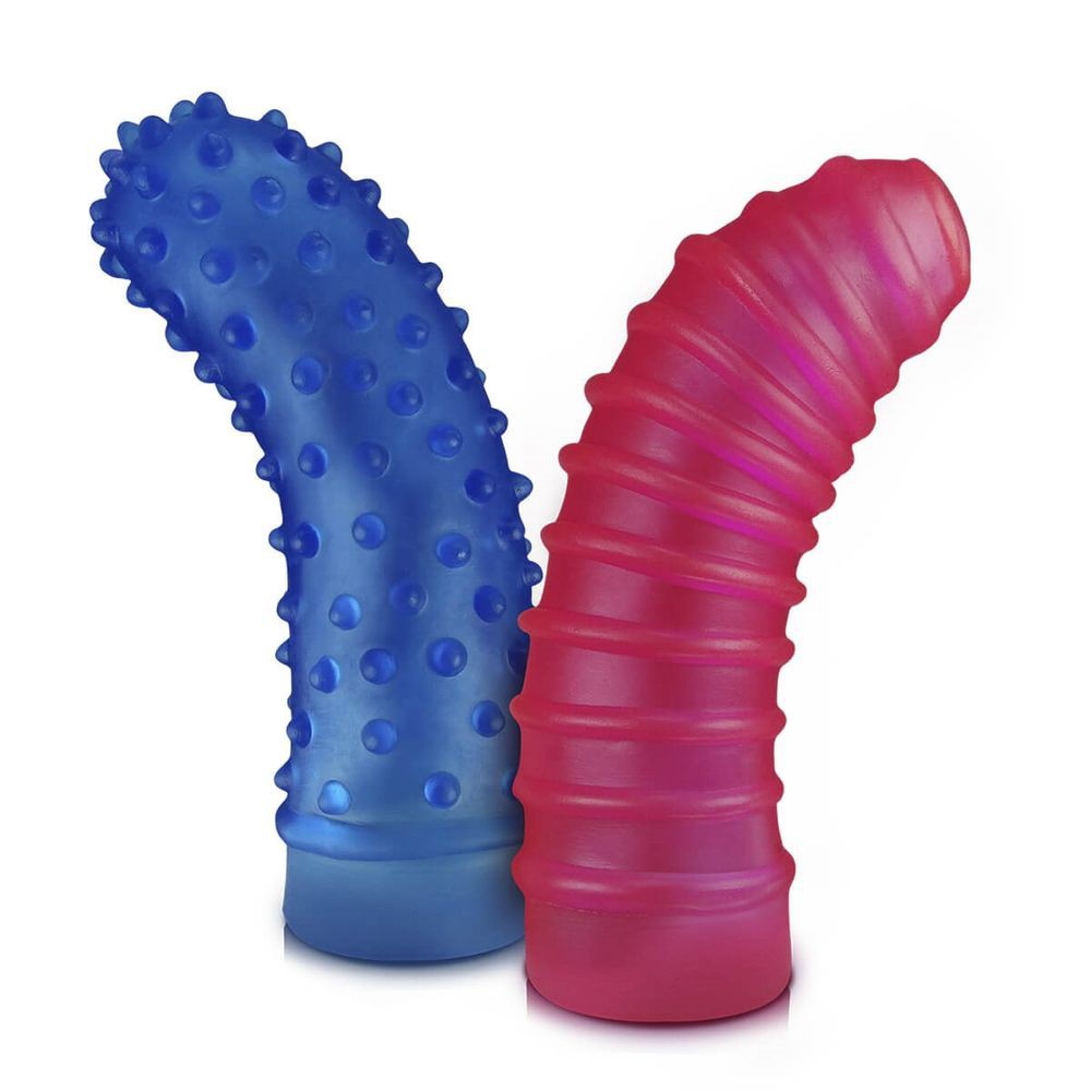 Conjunto Estimulador Ponto G , Capa para Dedos Masturbação Feminina Sexy Fantasy - Produto Erótico Sexshop