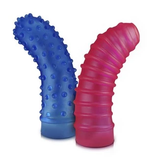 Conjunto Estimulador Ponto G , Capa para Dedos Masturbação Feminina Sexy Fantasy - Produto Erótico Sexshop