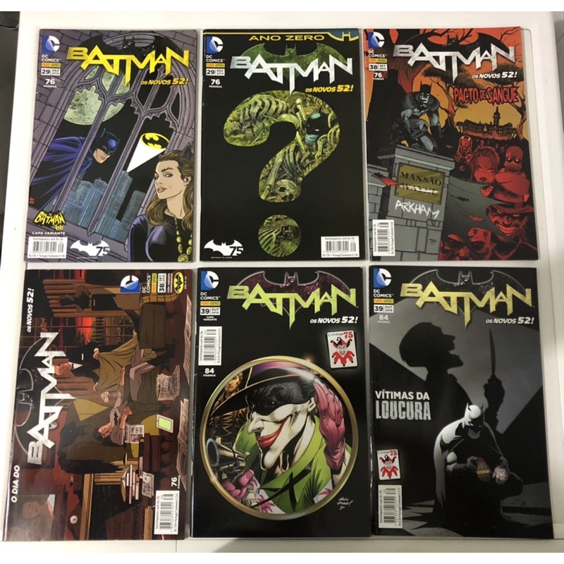 Batman os NOVOS 52! (2ª serie - Editora Panini) - Coleção Completa