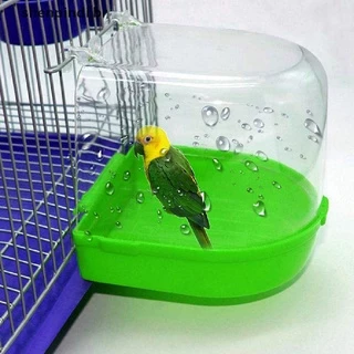PINDI Banheira De Pássaros De Pet Papagaio Acessórios Para Gaiola Caixa De Chuveiro BR
