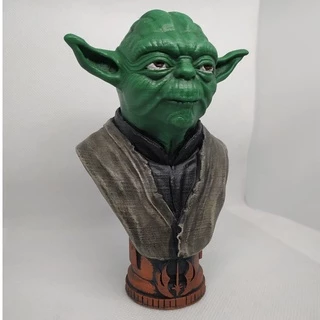 Star Wars Busto Mestre Yoda - Impressão 3D