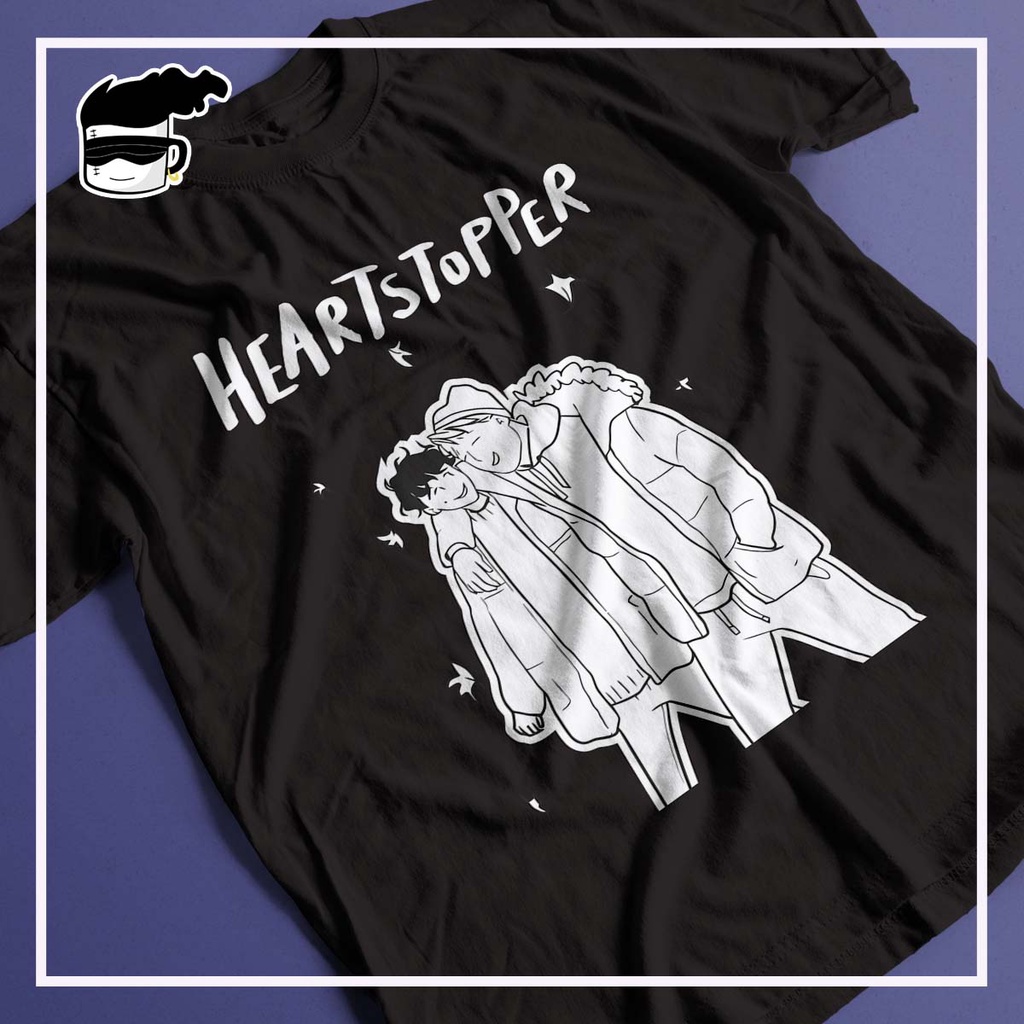 Camiseta HeartStopper Unissex 100% Algodão Camisa Anime Yaoi