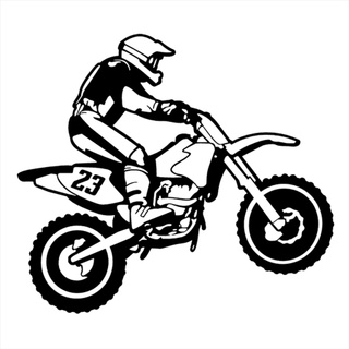 Esporte moto • adesivos para a parede trilha de moto, micélio, cutelo