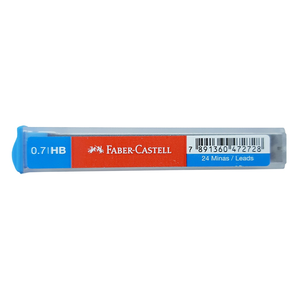Minas Finas Super Polymer Faber-Castell 0.35 Mm 2H - Pack De 12 Minas, Para Portaminas, Alta Resistencia
